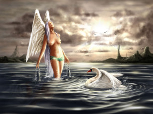 Картинка фэнтези ангелы