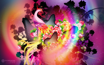 обоя векторная, графика