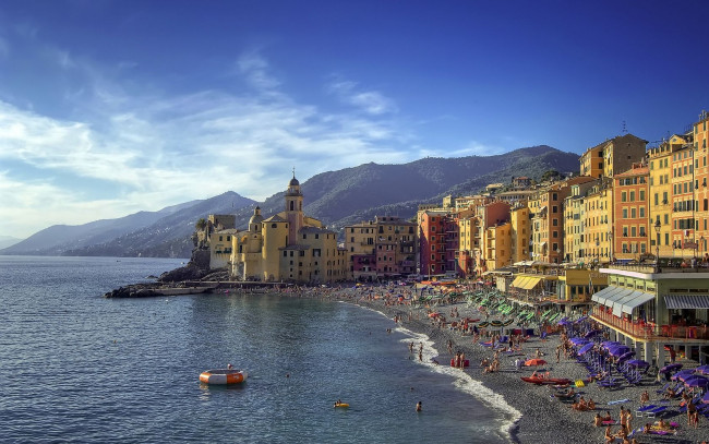 Обои картинки фото camogli, города, панорамы