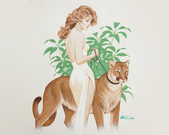 Обои картинки фото рисованные, люди