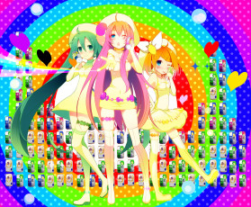 Картинка аниме vocaloid девушки