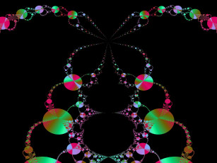 Картинка 3д графика fractal фракталы узор фон цвета