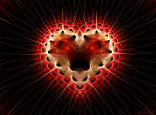 Картинка 3д графика fractal фракталы узор фон