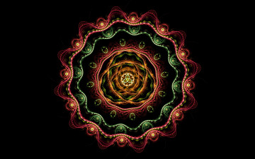 Картинка 3д графика fractal фракталы фон узор