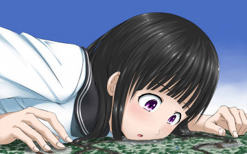 Картинка аниме hyouka девушка