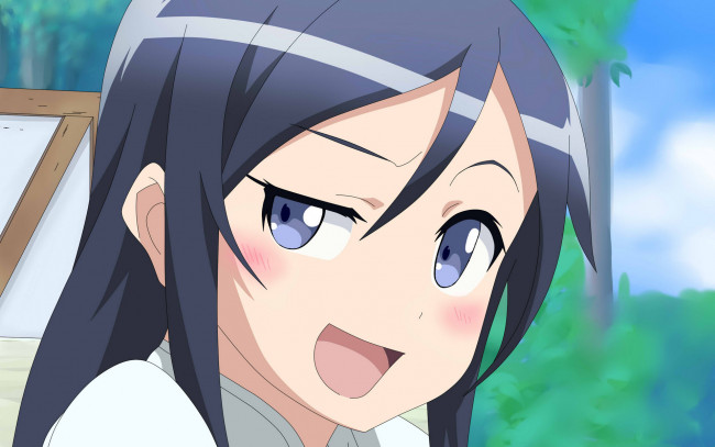 Обои картинки фото аниме, strike, witches, девушка, взгляд