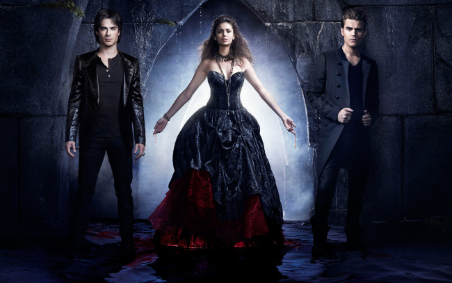 Обои картинки фото кино, фильмы, the, vampire, diaries