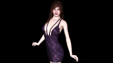 Картинка 3д+графика people+ люди взгляд девушка