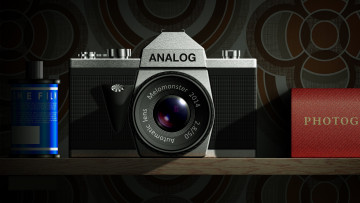 Картинка разное предметы+быта фотоаппарат