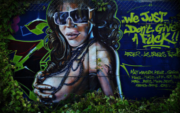 Картинка разное граффити листва