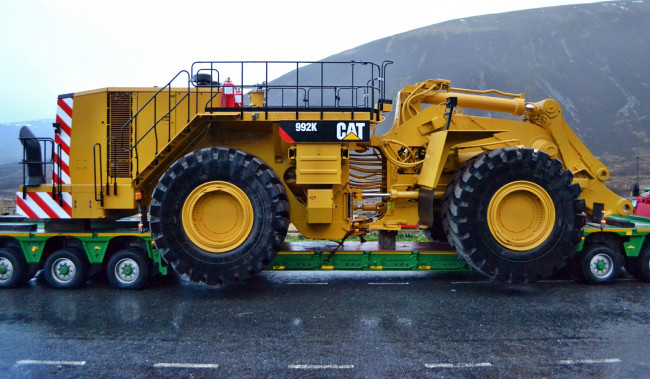 Обои картинки фото техника, строительная техника, карьерный, тяжелый, самосвал, платформа