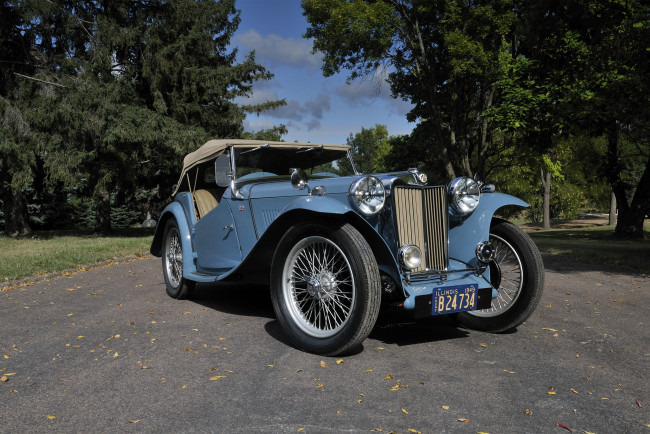 Обои картинки фото автомобили, классика, mg