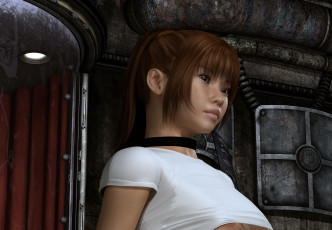 Картинка 3д+графика люди+ people фон девушка взгляд