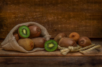 Картинка еда киви мешок натюрморт фрукты