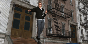 Картинка 3д+графика люди+ people фон взгляд мужчина