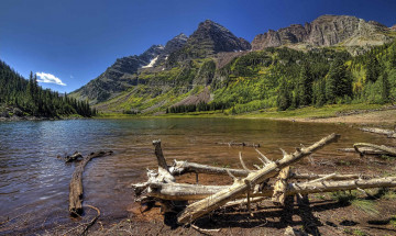 Картинка природа реки озера река лес горы