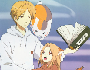 Картинка аниме natsume+yuujinchou мяко сенсей нацуме
