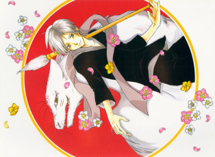 Картинка аниме natsume+yuujinchou мяко сенсей нацуме