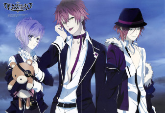 Картинка аниме diabolik+lovers вампиры братья