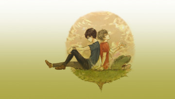 Картинка аниме zankyou+no+terror парни