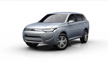 Картинка mitsubishi+px+concept++2011 автомобили 3д кроссовер внедорожник белый фон 2011 concept mitsubishi px