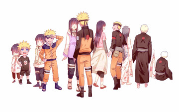 Картинка аниме naruto пара наруто арт хината