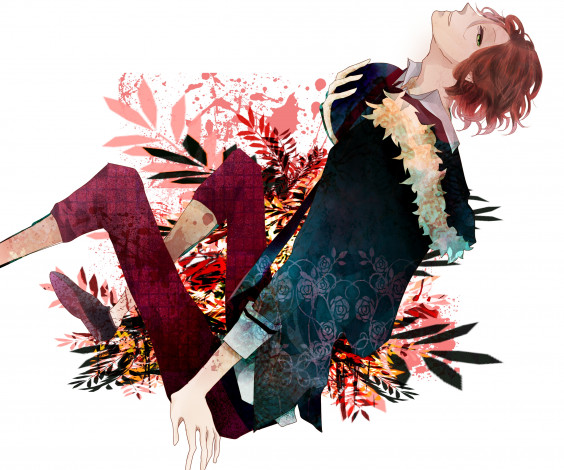 Обои картинки фото аниме, diabolik lovers, райто, вампир