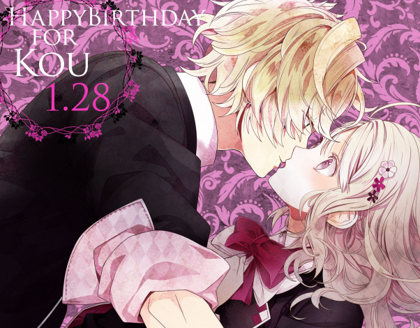 Обои картинки фото аниме, diabolik lovers, вампир, девушка