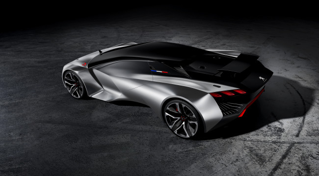 Обои картинки фото peugeot vision gran turismo concept, автомобили, 3д, peugeot, 3d, car, concept, gran, turismo, vision