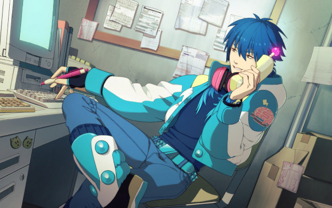 Обои картинки фото аниме, dramatical murder, драматическое, убийство