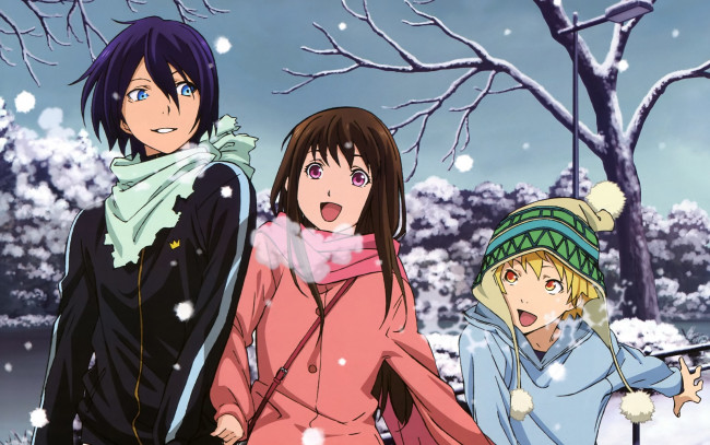 Обои картинки фото аниме, noragami, бездомный, бог