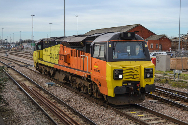 Обои картинки фото техника, локомотивы, рельсы, локомотив