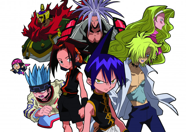 Обои картинки фото аниме, shaman king, король, шаман