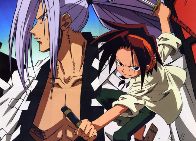 Обои картинки фото аниме, shaman king, король, шаман