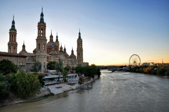 Картинка города лондон+ великобритания костел река