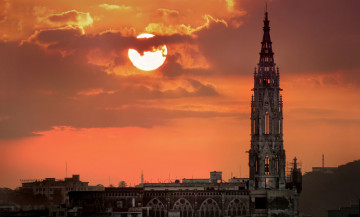 Картинка cuba+la+habana+centro города гавана+ куба закат