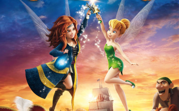 обоя мультфильмы, tinker bell and the lost treasure, персонажи