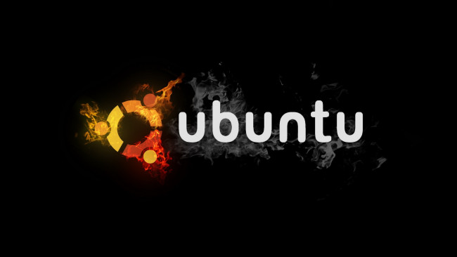 Обои картинки фото компьютеры, ubuntu linux, фон, логотип