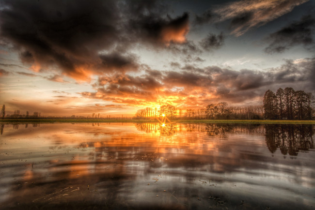 Обои картинки фото природа, восходы, закаты, рассвет