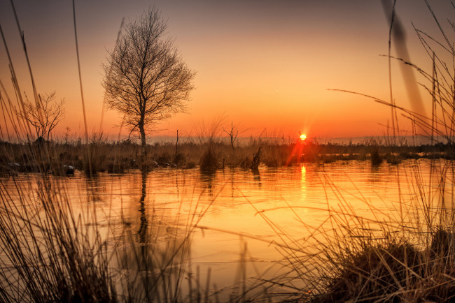 Обои картинки фото природа, восходы, закаты, рассвет