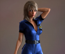 Картинка 3д+графика люди+ people фон взгляд девушка