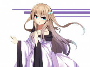 Картинка аниме unknown +другое+ взгляд девушка фон