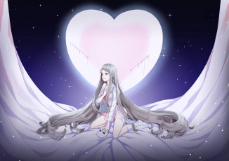 Картинка аниме день+святого+валентина девушка