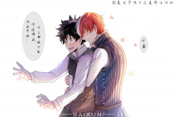Картинка аниме boku+no+hero+academia fanart pixiv from todoroki shouto midoriya izuku boku no hero academia my tododeku