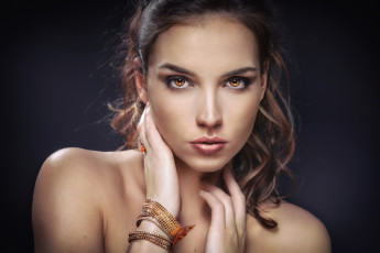 Картинка девушки -unsort+ лица +портреты украшения laura michel keppens девушка взгляд портрет