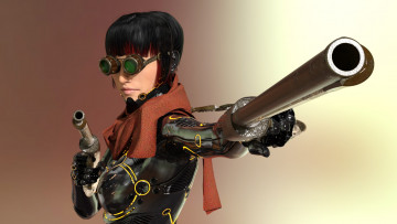 Картинка 3д+графика фантазия+ fantasy фон взгляд девушка