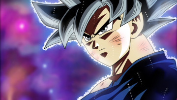 Картинка аниме dragon+ball фон взгляд парень