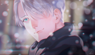 Картинка аниме yuri+on+ice victor nikiforov