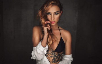 Картинка девушка девушки -unsort+ рыжеволосые+и+другие модель