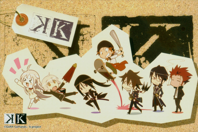 Обои картинки фото аниме, k project, прикол